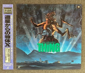 John Carpenter's The Thing LaserDisc Japan PILF-1621 Widescreen, fully tested!! - Picture 1 of 7