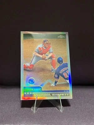 2000 Topps cromo - refractor Michael Barrett #340 Foto 1 de 2