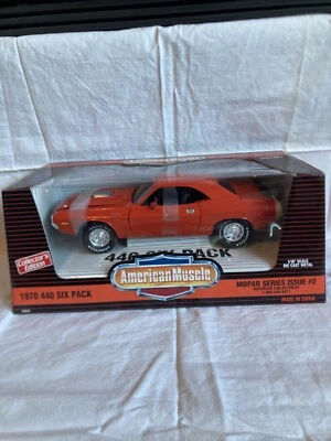 Dodge Challenger NARANJA 440 1970 1:18 paquete de 6 ERTL American Muscle nuevo en caja Foto 1 de 4