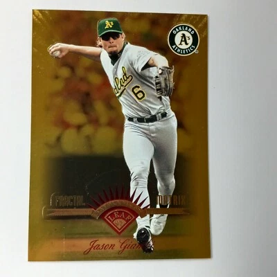 Hoja Fractal Matrix Gold #137 1997 Jason Giambi Foto 1 de 2