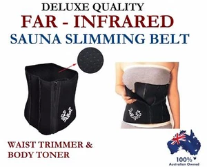 DELUXE WAIST TRIM SAUNA CLINCHER SLIMMING WEIGHT BELLY SHAPER TRIMMER BELT - Picture 1 of 6