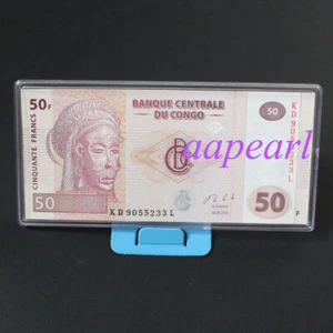 1 Pcs Clear Acrylic Box Holders Banknotes Bill Stamp Ticket Display 2.8x5.9inche - Picture 1 of 4