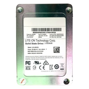 Lite-On SSD LCH-256V2S 256GB 2.5" SATA 6Gbps Solid State Drive SSD 0F66245 LiteO - Picture 1 of 2
