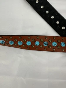Brown Belt Size 17 Women’s Eric Sun Imitation Leather - Picture 1 of 13