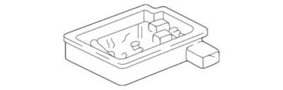 Genuine GM 1997-2005 Chevrolet Oldsmobile Pontiac LS Wiper Motor Cover 12367296 - Image 1 of 2