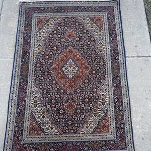 Wool Tebriz Oriental Area Rug Hand-Knotted 60” X 41” - Picture 1 of 4