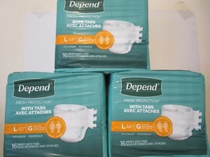 Depend Insex Inkontinenzschutz mit Laschen Large 35-49" Taille 48 Stück insgesamt - Bild 1 von 4