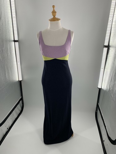 Maxi abito Gianni Versace Couture senza sleep Bergdorf Goodman taglia 42 prezzo al dettaglio $2475