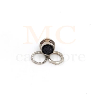  HR10A-7R-6S Hirose 6pin circular connectors CCD camera power supply PCB socket - Image 1 of 4