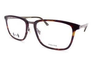 Police Glasses Frame Blackbird TI 2 Gunmetal/ Dark Tortoise 52mm RX VPL684 0786 - Picture 1 of 4