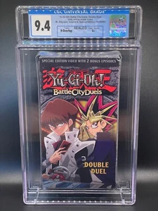 Yugioh Battle City Duels Vol. 6 Double Duel Sealed Graded VHS CGC 9.4 Seal A+ - Picture 1 of 2