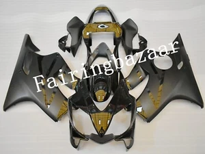 Fit for 2001-03 CBR600 F4i Gloss Matte Black ABS Plastic Injection Fairing Kit - Picture 1 of 6
