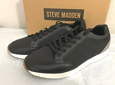 NEW Steve Madden Men's P-SCEETR Sneaker Shoes - SIZE 11, 12 - BLACK - Image 1 of 4