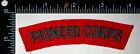 WWII British Pioneer Corps Formation Shoulder Title Flash Patch
