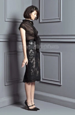 POEM Bangkok Lace Skirt Black S - Image 1 of 4