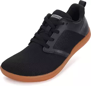 Joomra Men's Cross Trainer Minimalist Barefoot Shoes 12.5, W83 | Black/Gum - Picture 1 of 6