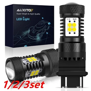1/2set AUXITO 3157 3156 Turn Signal light White High Power bulb LED 2400LM - Picture 1 of 18
