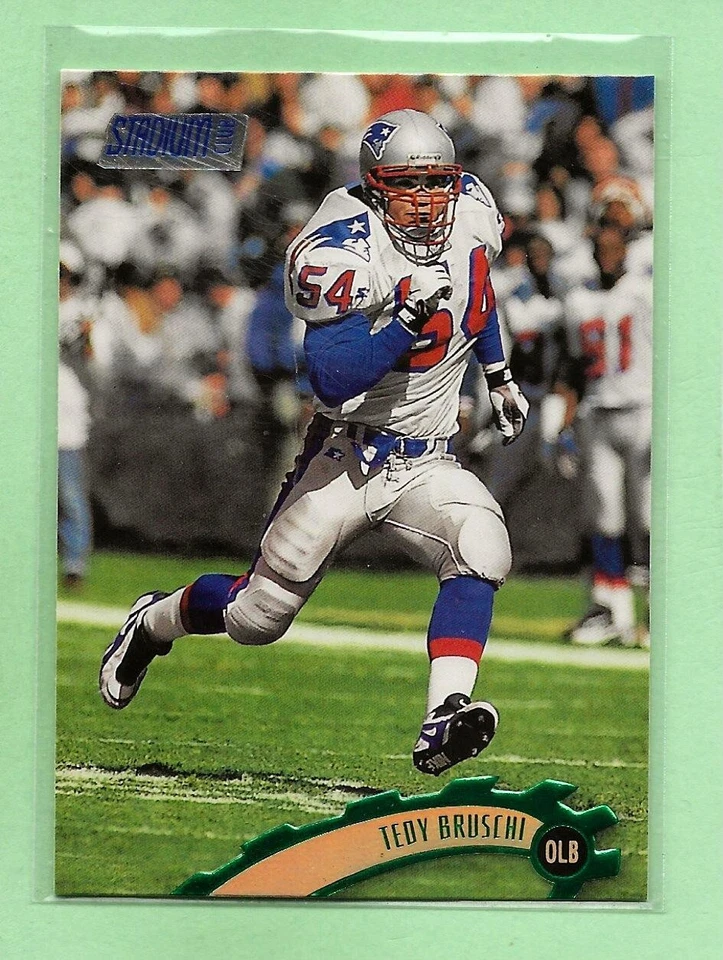 TEDY BRUSCHI - 1997 Stadium Club - #162 - Patriots - Comb. Shipping - #1 - Image 1 of 1