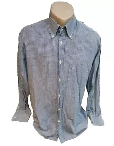 Bogner Camisa Hombre Talla L Azul Blanco Cuadros - Imagen 1 de 9