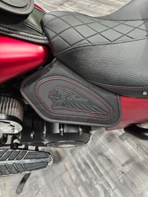 AJ_BAGGERS RED engine heat shield INDIAN CHIEF VINT CHIEFTAIN ROADMASTER 14-24 - Image 1 of 4