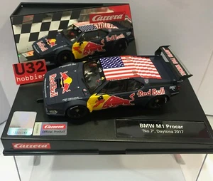 CARRERA EVOLUTION 27604 BMW M1 PROCAR #7 DAYTONA '17 RED BULL QUESTER-RICCITELLI - Picture 1 of 4