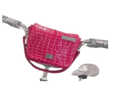 Cartera de manillar de bicicleta Tour de Joy rosa para niñas Foto 1 de 3