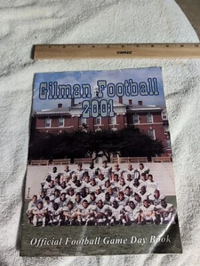 2001 Gilman Football Program Baltimore - Picture 1 of 3