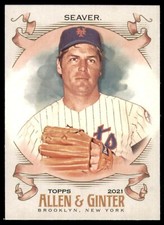2021 Topps Allen & Ginter Base #150 Tom Seaver - New York Mets