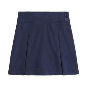 NWT IZOD Girls School Uniform quilted knit Scooter Skirt/skort Navy Size 16 - Picture 1 of 3