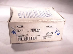EATON MOELLER ZB12-2,4 OVERLOAD RELAY 1.6-2.4A XTOB2P4BC1 278437 - 4 AVAILABLE - Picture 1 of 7