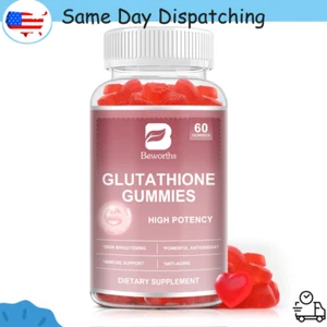 Glutathione Collagen Glow Gummies for Antioxidant Support, Skin Care, Anti-Aging - Picture 1 of 7