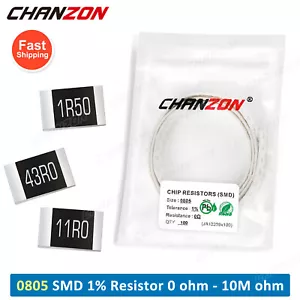 100 Stck. SMD SMT 0805 Widerstand 1/8 W Watt 1 % Widerstand verschiedene Set O - 10 M Ohm - Bild 1 von 190