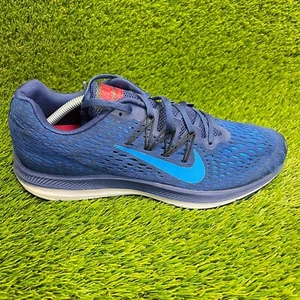 Nike Air Zoom Winflo 5 Mens Size 11.5 Blue Black Athletic Running Shoes Sneakers - Picture 1 of 10