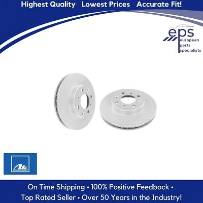 L & R Rear Brake Disc Rotors Select 1988-94 740i 740iL 750iL Ate 34 21 1 162 967 - Image 1 of 4