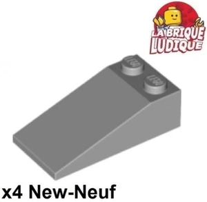 Lego 4X Slope Brick Inclined 18 4X2 Roof Gray/Light B 30363 - Picture 1 of 1