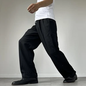 Used Stafford Two-pleat Slacks Men's Size 34 - Picture 1 of 6