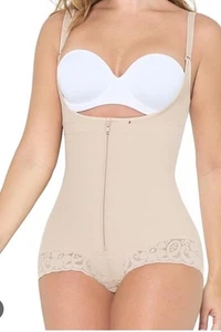 Maria E Beige Faja Colombiana Surgery Compression Shapewear Girdle Size S - Picture 1 of 12