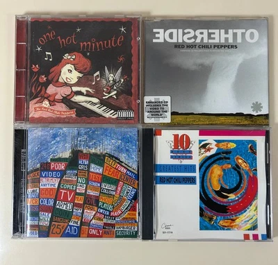 Red Hot Chili Peppers: One Hot Minute + Otherside + Hail To The Thief +1/ Lot CD - Photo 1/4