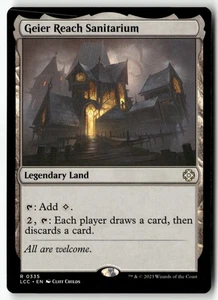 Geier Reach Sanitarium R 335 senza pellicola quasi nuovo MTG Commander: The Lost Caverns Ixalan - Foto 1 di 1