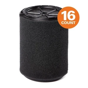 Wet Debris Application Foam Wet Dry Vac Shop Vacuum Filter 5-16 Gallon 16-Pack - Picture 1 of 12