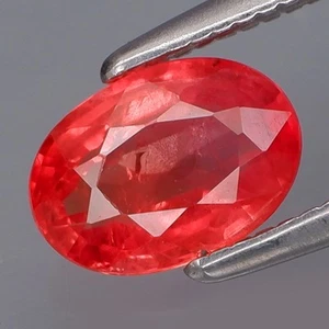 1.06Ct. ¡COLOR RARO! Zafiro Padparadscha Imperial Natural Songea ¡Buen Brillo! - Imagen 1 de 4