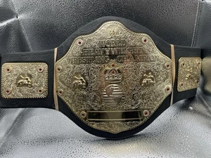 Cintura titolo in schiuma JAKKS WWE World Heavyweight Championship 2003 giocattolo per bambini vintage - Foto 1 di 4