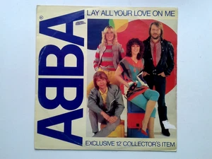 ABBA "LAY ALL YOUR LOVE ON ME" 12" SINGLE 1980 N/MINT - Picture 1 of 2