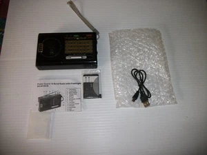 Power Guard  10 Band Rechargeable Radio Flashlight USB Port NEW W/ EXTRA BATTERY - Picture 1 of 8