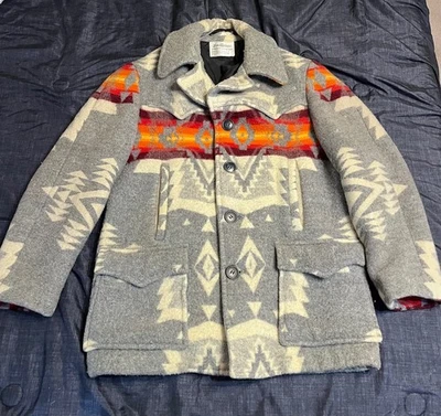 Vtg Pendleton High Grade Western Wear Jacket Coat Chief Joseph Aztec - Image 1 of 4