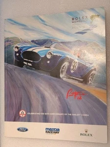 2012 Rolex Monterey Motorsports Reunion Program Laguna Seca Shelby Cobra - Picture 1 of 5