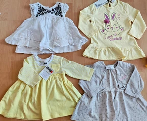 Kleiderpaket Baby Mädchen Gr. 62/68 SOMMER  Kleid Rock T-Shirt Pyjama+Zusatz - Bild 1 von 21