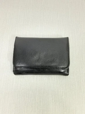 Wilson Pequeño Cinturón Billetera Tarjeta Identificación Multi Compartimento Cuero Negro Foto 1 de 4