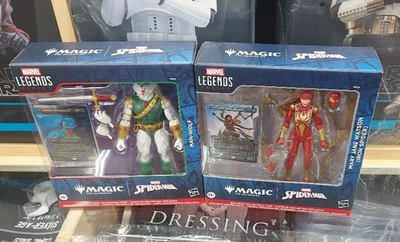 Conjunto de bonecos Hasbro Marvel Legends Magic: The Gathering Man-Wolf/ Iron Spider 2025 - Imagem 1 de 3