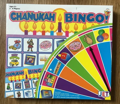 Chanukah Bingo Game  JET 2015 Jewish Educational Toys Brand NEW Sealed - Image 1 of 2